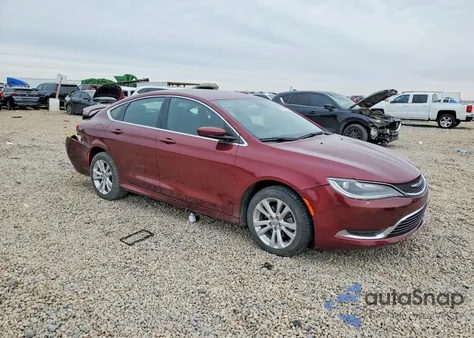 2015 Chrysler 200 Limited z USA, uszkodzony, nr VIN 1C3CCCAB0FN660450
